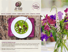 Tablet Screenshot of joyroadcatering.com